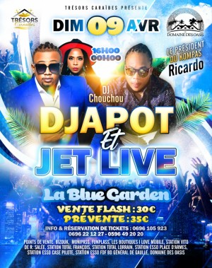 DJAPOT et JET LIVE (La Blue Garden)